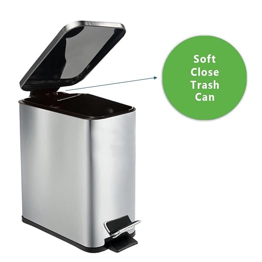 Stainless Steel Small Trash Can - Image 2