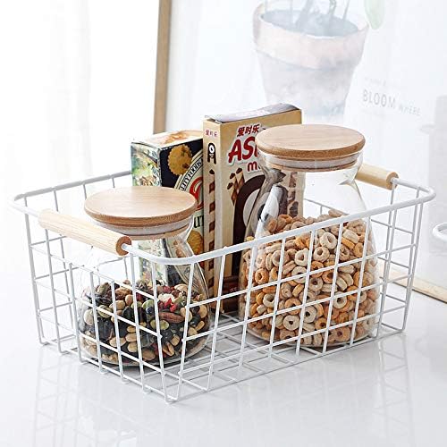 LeleCAT White Wire Baskets for Organizing - Image 2
