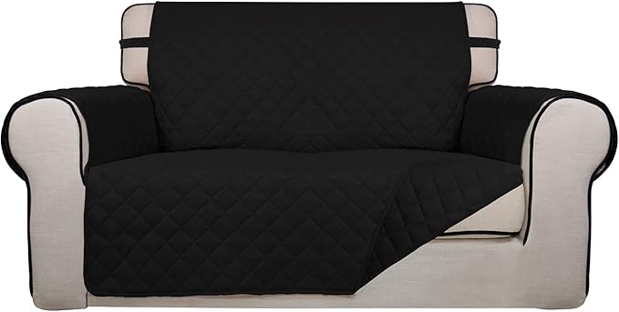 PureFit Reversible Quilted Sofa Cover, Water Resistant Slipcover Furniture by PureFit