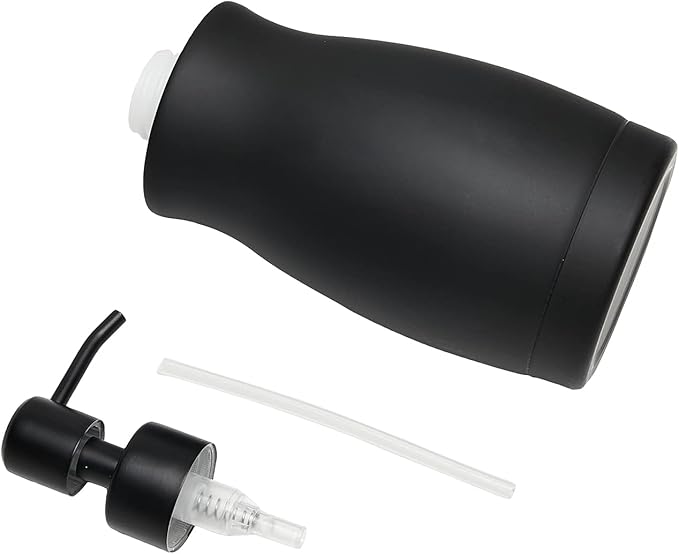 304 Stainless Steel Countertop Black Soap Dispenser Rust Resistant Leak-Proof - Image 6