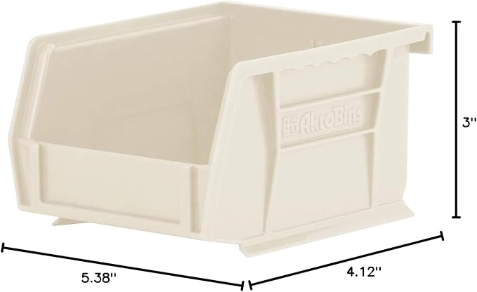 Akro-Mils 30210 AkroBins Plastic Storage Bins, Space-Saving Stackable Bins - Image 4