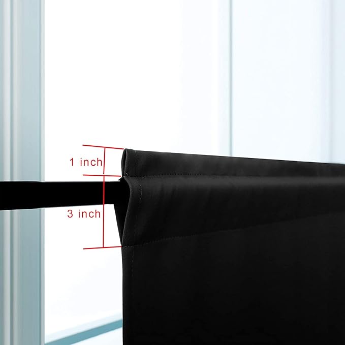 Pickluc 24 Inch Long Tier Curtains - Image 4