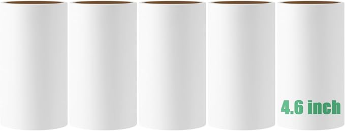 4.6 inch Giant Lint Roller Refills Compatible by MINGRACE