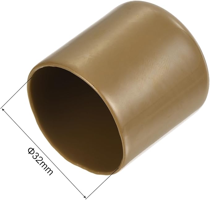 uxcell 20pcs Rubber End Caps 32mm ID Vinyl PVC Round Tube Bolt Cap Cover Screw - Image 3
