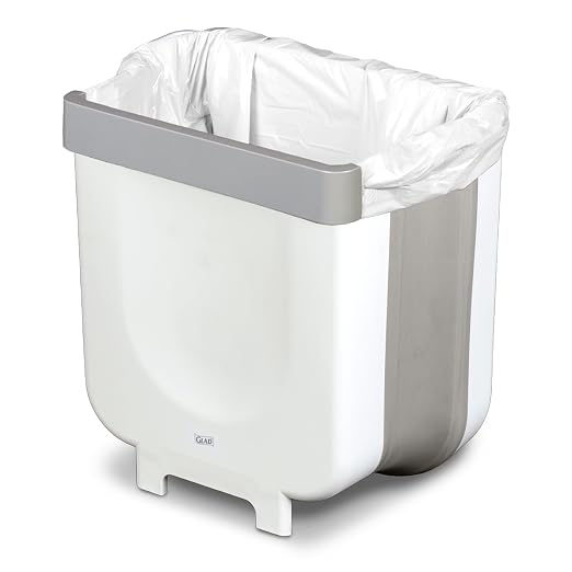 Glad Roomate Collapsible Waste Bin | Compact Travel Trash Can - Image 8