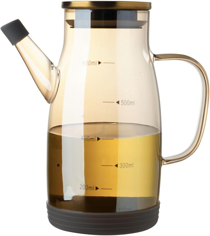 Large Glass Oil Dispenser Bottle by cosetoor