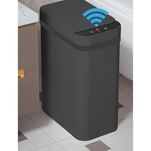 Yatmung 4 Gallons Bathroom Trash Can Automatic Touchless by Yatmung