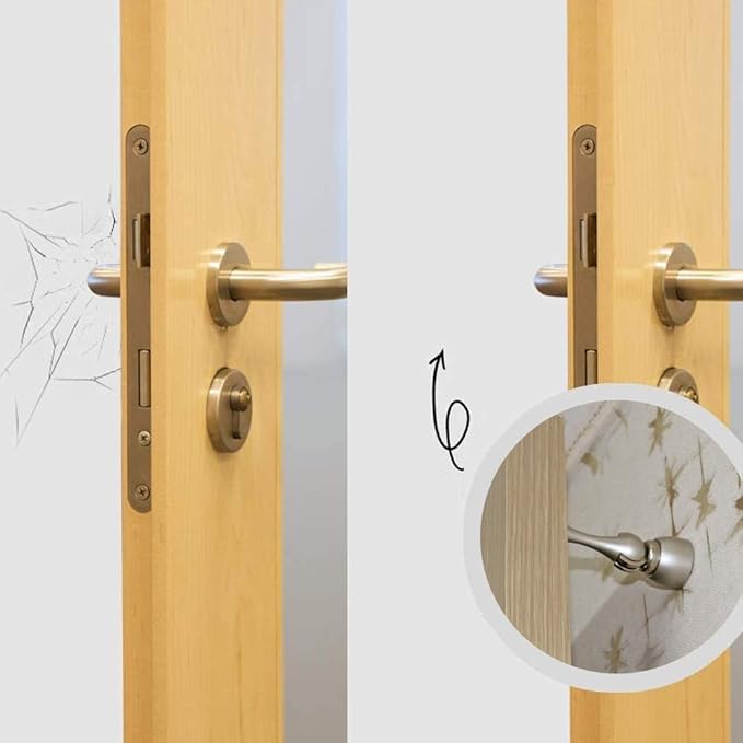 Magnetic Door Stop, Magnetic Door Catch, Door Holder, Door Stops, Wall Mounted - Image 4