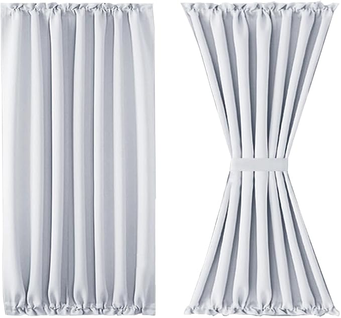 DWCN French Door Curtains – Rod Pocket Thermal Curtain - Image 7