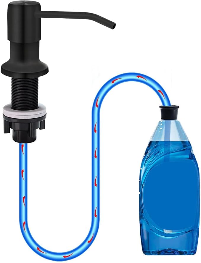 Soap Dispenser for Kitchen Sink, Countertop Soap Dispenser Pump, Say Goodbye to by izolor