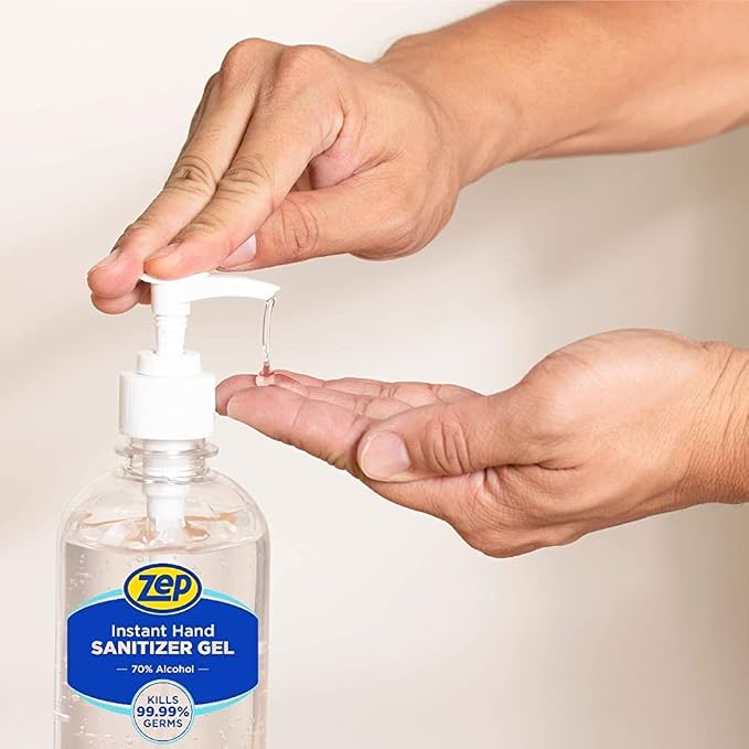 Zep Instant Hand Sanitizer Gel 70% Alcohol 500Ml Case of 12 - Image 4