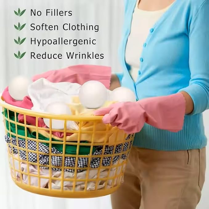 Organic Wool Dryer Balls: Eco-Friendly & Chemical-Free | Our Anti-Entanglement - Image 5