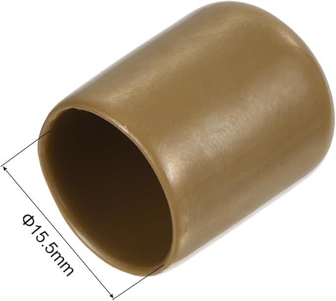 uxcell 20pcs Rubber End Caps 15.5mm ID Vinyl PVC Round Tube Bolt Cap Cover - Image 3