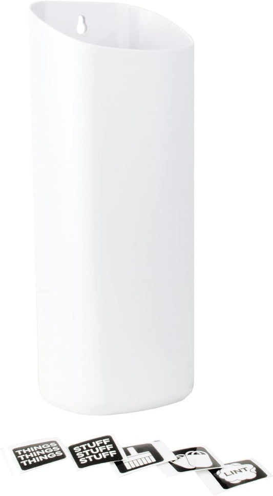 JS Jackson Supplies Small White Lint Bin by JSJACKSONSUPPLIES