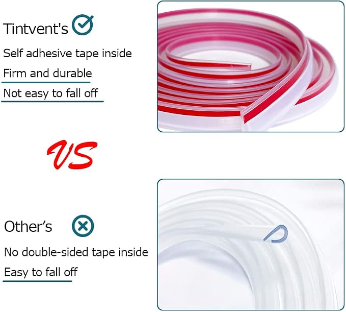 Clear Rubber Edge Trim, U Channel Rubber Seal Strip - Image 4