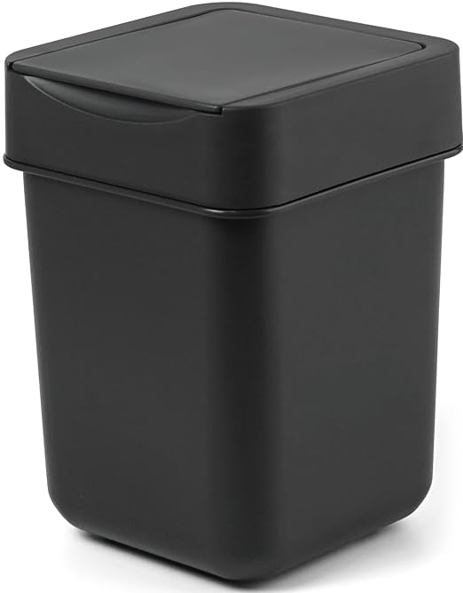 carrotez Mini Trash Can, Coffee Bar, Countertop, 2 Liter/ 0.5 Gallon, Mini by Carrotez