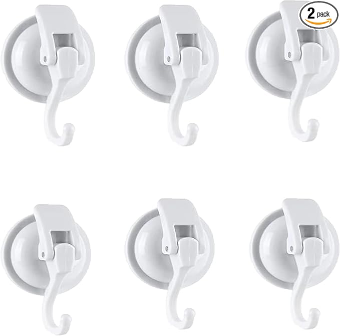 Heavy Duty Suction Cup Hooks for Shower, Bathroom Robe by YSSILADI