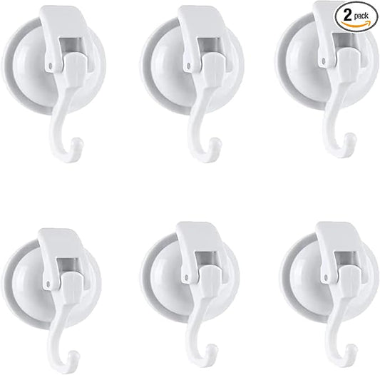 Heavy Duty Suction Cup Hooks for Shower, Bathroom Robe by YSSILADI