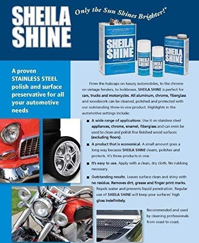 Sheila Shine 32 Oz. Stainless Steel Cleaner and Polish Trigger Spray, Protect - Image 7