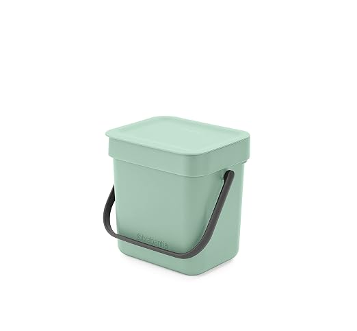 Brabantia Sort & Go Food Trash Can Small Countertop Kitchen Compost Caddy by BrabantiaUSA