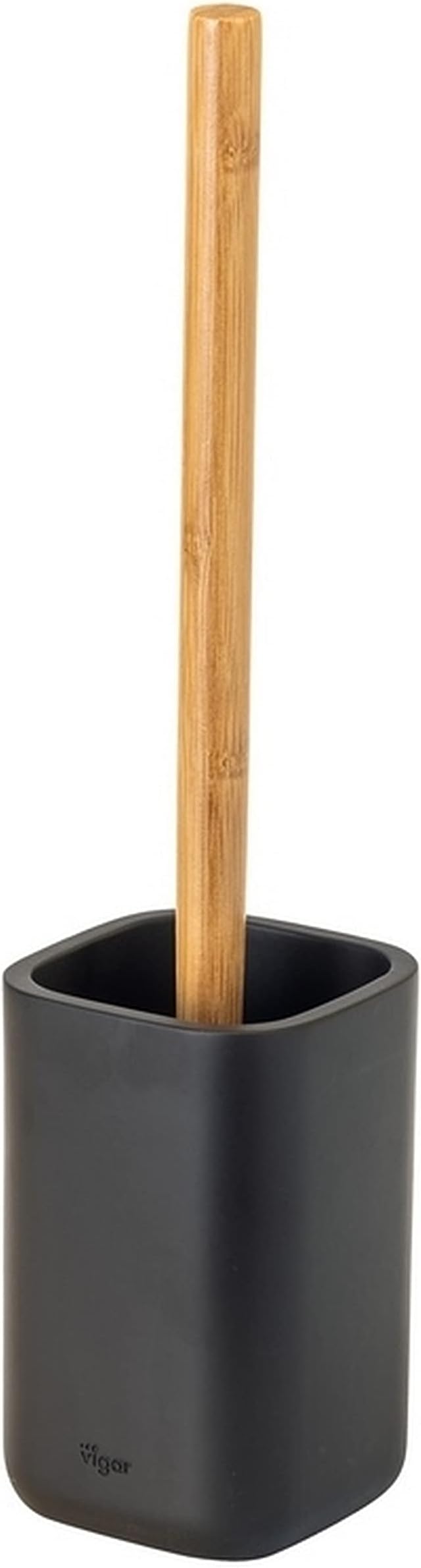 Vigar Zense Toilet Brush and Holder Set, Toilet Bowl Brush by VIGAR