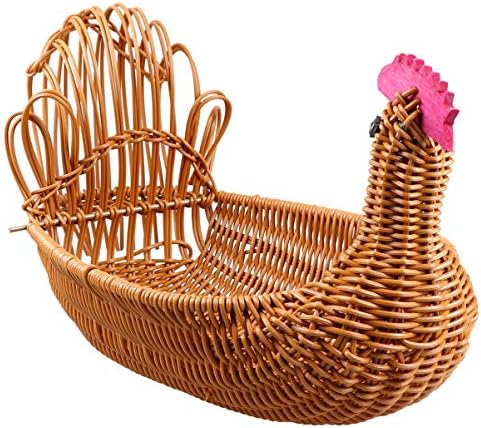 Sewroro Wicker Baskets for Storage Woven Basket Organizer Thanksgiving Servin...