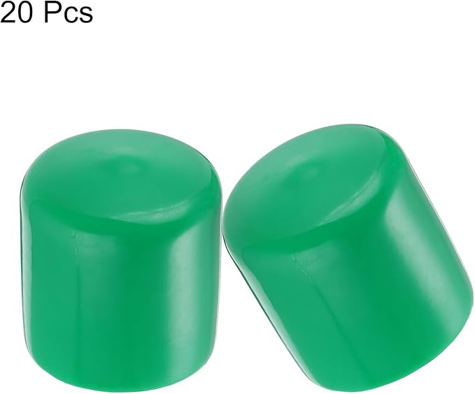 uxcell 20pcs Rubber End Caps 38mm ID Vinyl PVC Round Tube Bolt Cap Cover Screw - Image 2