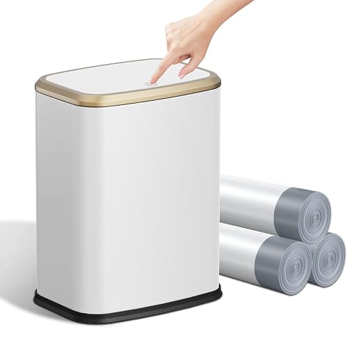 2.1 Gallon Bathroom Trash Can by KHMMGK