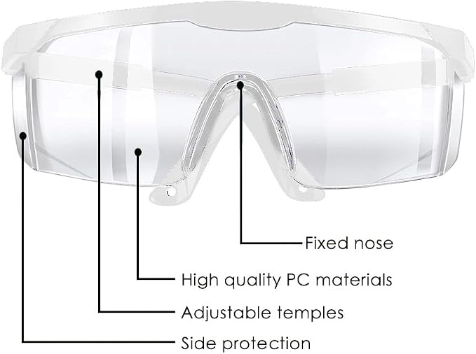 Safety Glasses, Lightweight Fog-Proof Safety Goggles - Image 3