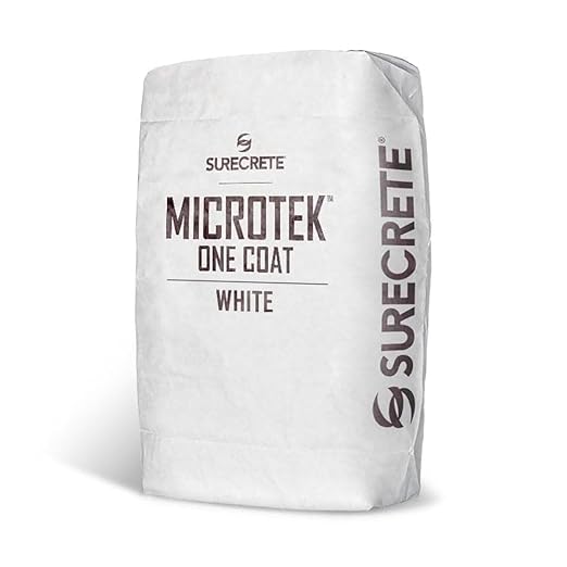 SureCrete MicroTek One Coat | White | 40 lb Bag | Microcement Overlay by SureCrete