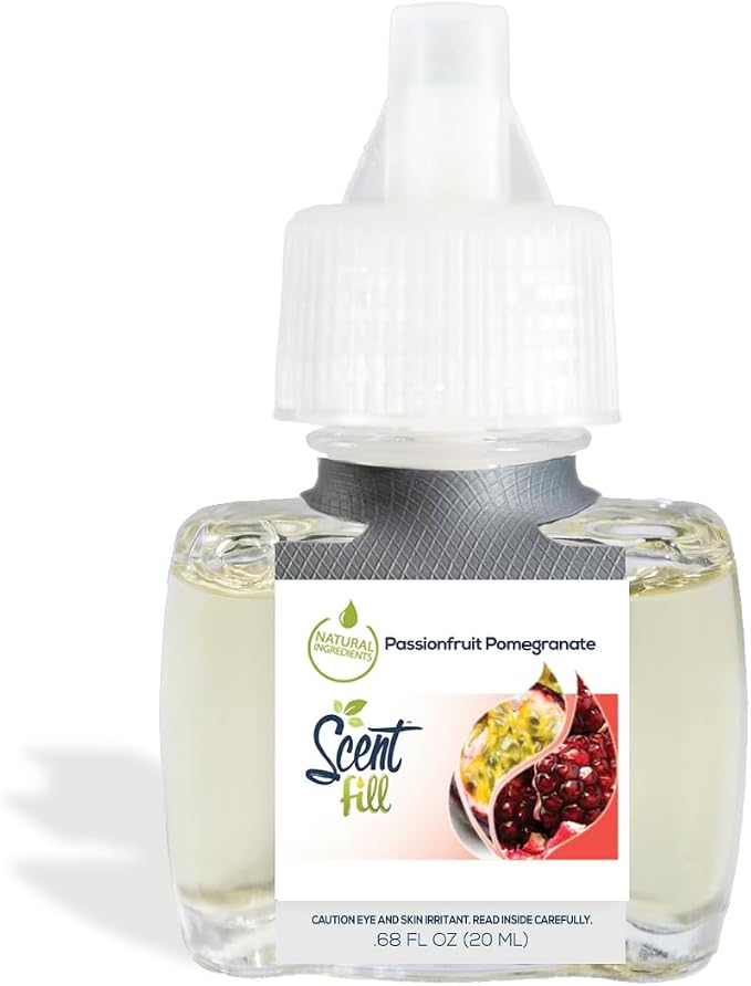 Scent Fill Passionfruit Pomegranate Plug in Air Freshener, 4 Scented Oil Refills - Image 3