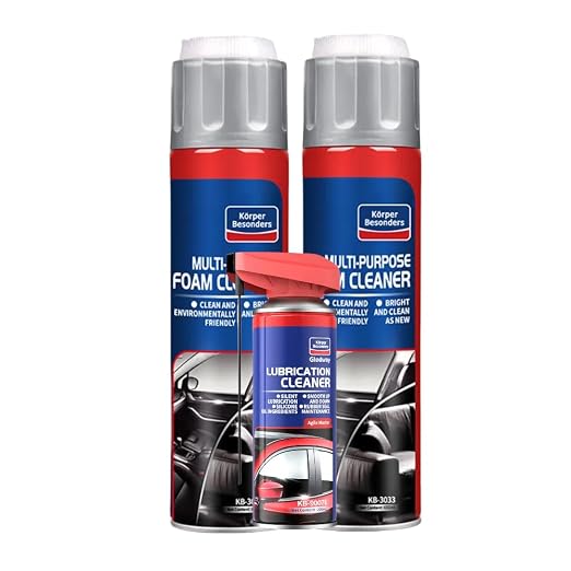 Glodway Car Care Pack Includes Leather Cleaner 21.98 OZ, 2 Pack and Silicone by K%C3%96RPERBESONDERSGLODWAY