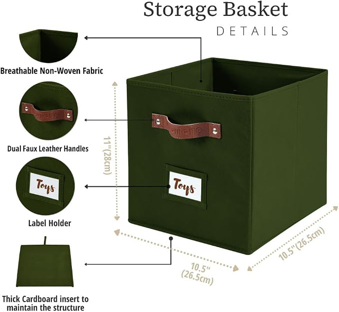 DECOMOMO Storage Bins, Cube Storage Bin - Image 3