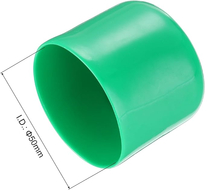 uxcell 20pcs Rubber End Caps 50mm ID Vinyl PVC Round Tube Bolt Cap Cover Screw - Image 3
