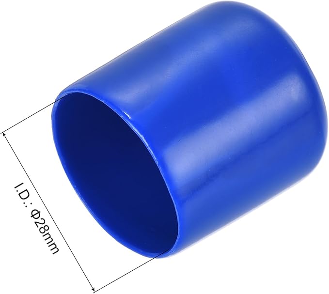 uxcell 20pcs Rubber End Caps 28mm ID Vinyl Round Tube Bolt Cap Cover Screw - Image 3