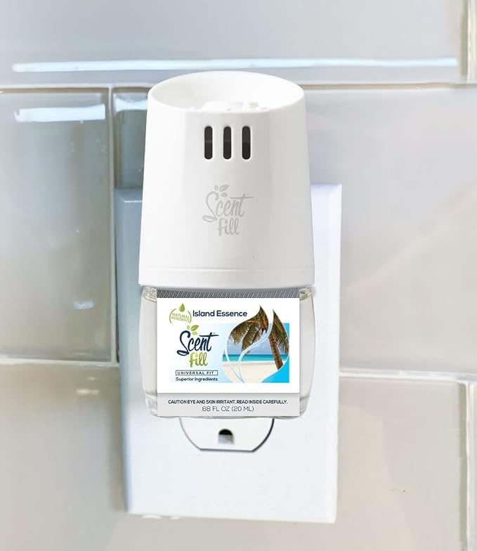 Summer Scent Fill Plug in Air Freshener Kit, 4 Refills + Diffuser - Image 2