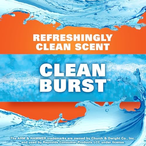 Hefty Ultra Strong 13 Gallon Trash Bags, Tall Kitchen Trash Bags 13 Gallon Size, Drawstring Closure, Continuous Odor Control, White, Clean Burst Scent, 110 Bags