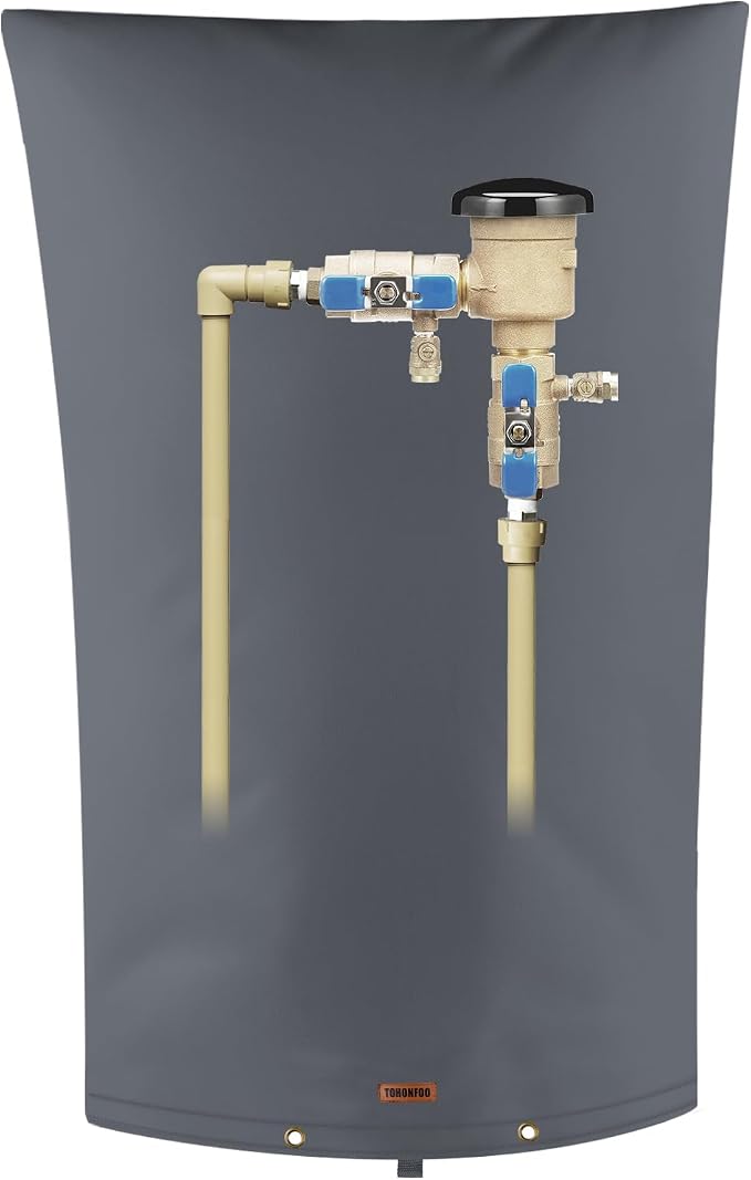 TOHONFOO Backflow Preventer Pipe Insulation Cover by TOHONFOO