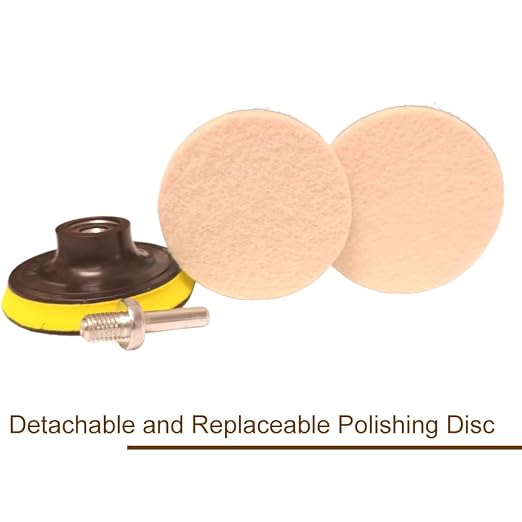 Cerium Oxide Powder, Cerium Oxide Glass Polishing Kit, Felt Polishing Wheel Set - Image 4