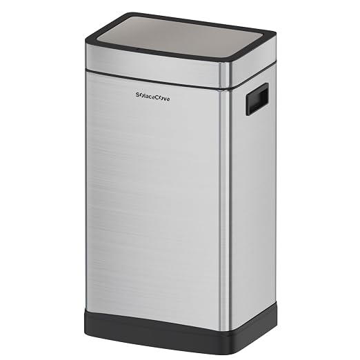 8 Gallon Stainless Steel Garbage Can by SolaceCove