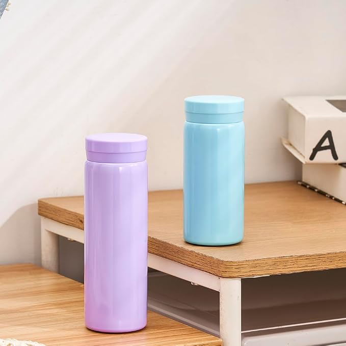 10oz Mini Water Bottle Stainless Steel Thermos Small Flask - Image 5