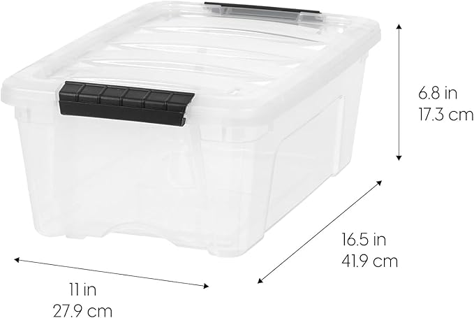 IRIS USA 4-Pack Storage Bins - Image 2