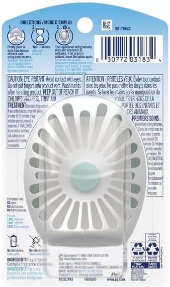 Febreze Winter Spruce Limited Edition Small Spaces Air Freshener, 0.25 fl oz - Image 4