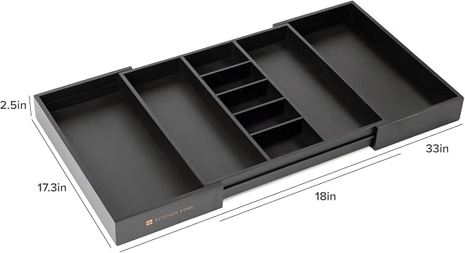 KitchenEdge Adjustable Kitchen Drawer Organizer - Image 8