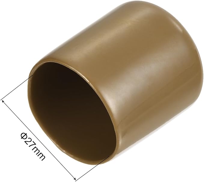 uxcell 20pcs Rubber End Caps 27mm ID Vinyl PVC Round Tube Bolt Cap Cover Screw - Image 3