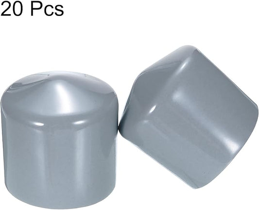 uxcell 20pcs Rubber End Caps 35mm ID Vinyl PVC Round Tube Bolt Cap Cover Screw - Image 2