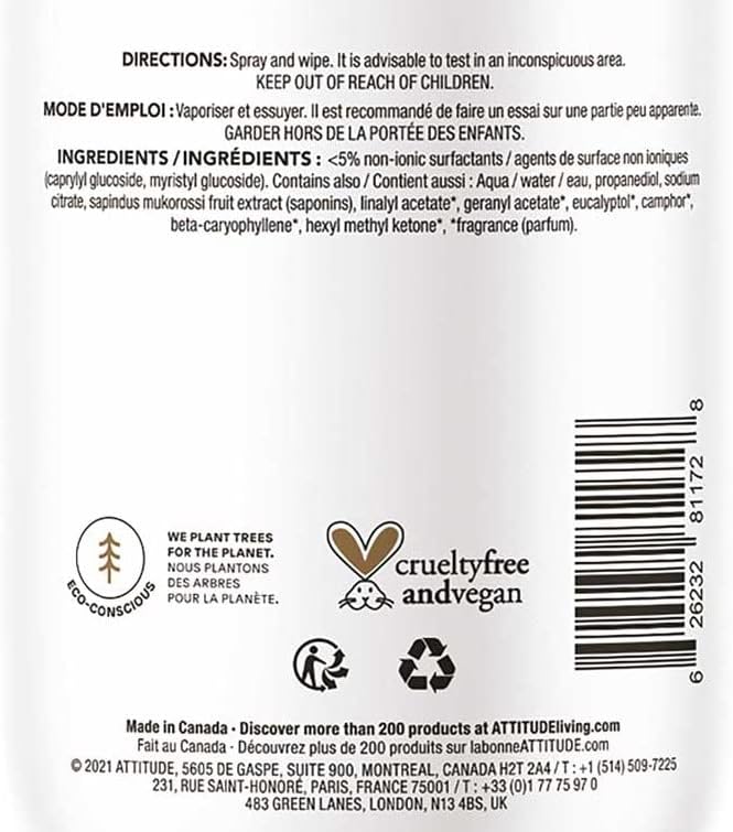 ATTITUDE All Surface Cleaner for Pets, Plant and Mineral-Based Ingredients - Image 3