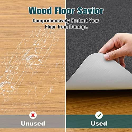 2 Pack Desk Chair Mat for Hardwood Floor & Tile 55"x35" Office Chair Mat for - Image 4