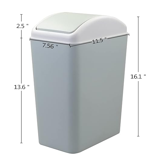 1 Pack Plastic Waste Can, Garbage Can - Image 3