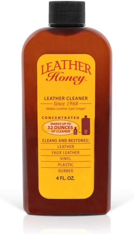 Leather Honey Leather Cleaner: Non-Toxic Leather Care Made in the USA Since by LeatherHoney